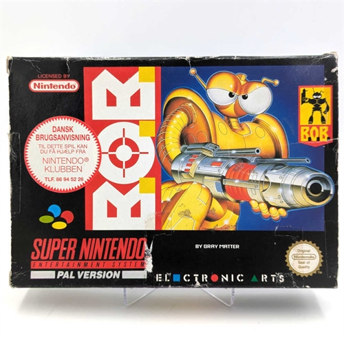 B.O.B. - Komplet i Æske - SNES - (SCN) (B Grade) (Genbrug)